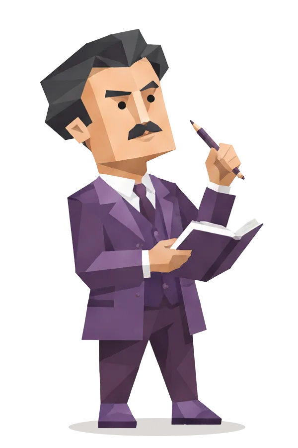 MBTIのINTJ型のキャラクター画像